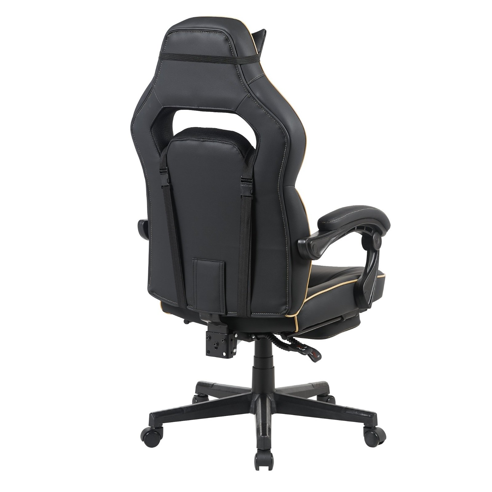 GFury Gaming Chair KW-M7308-2 (Black + Golden) - Image 5