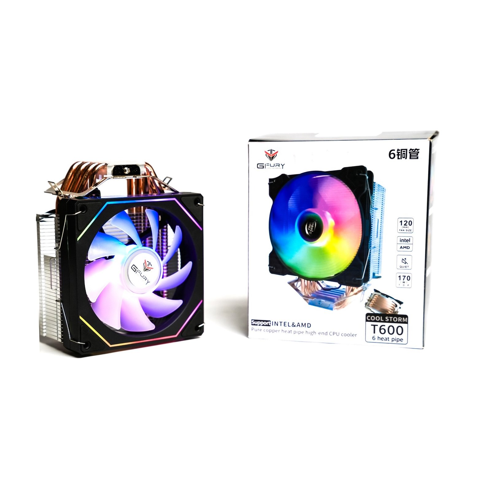 GFury COOL STORM GF-T600 CPU Cooler - Image 5