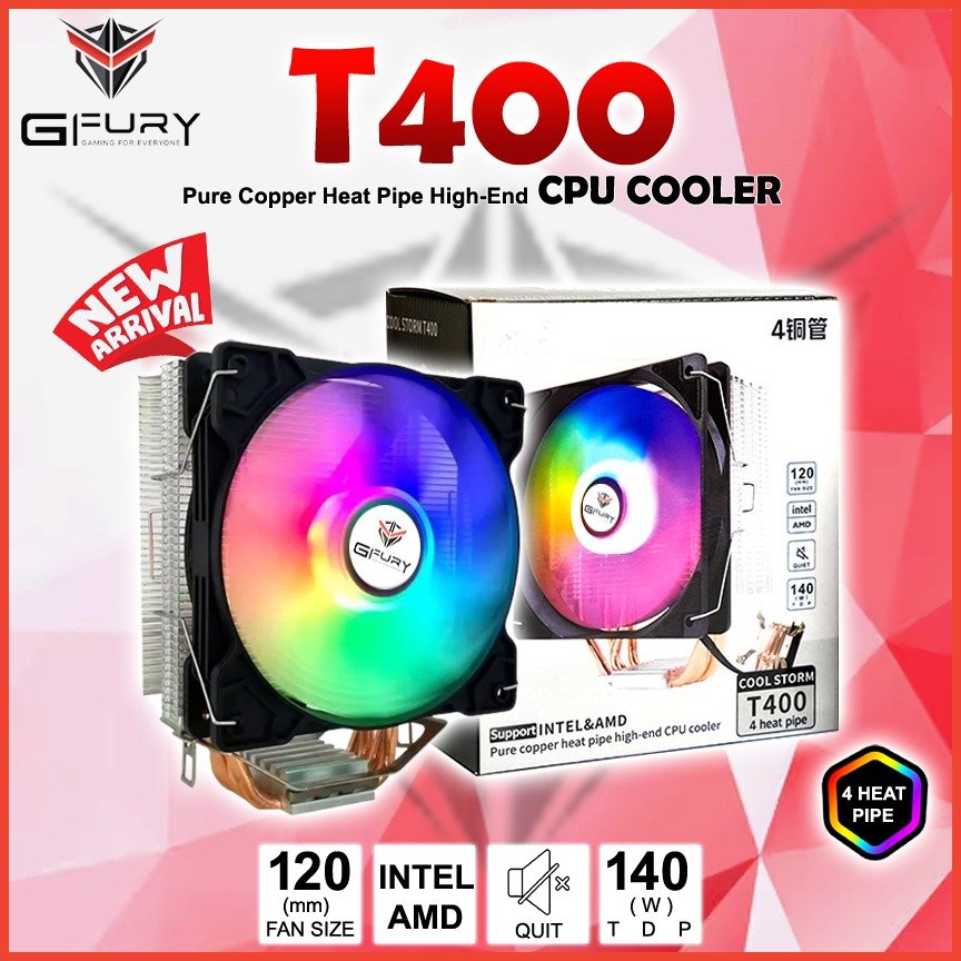 GFury GF-T400 COOL STORM CPU Cooler
